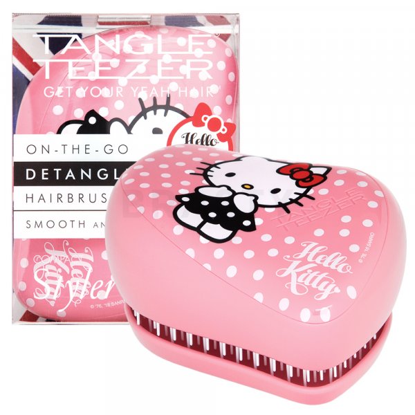 Tangle Teezer Compact Styler kefa na vlasy Hello Kitty Pink