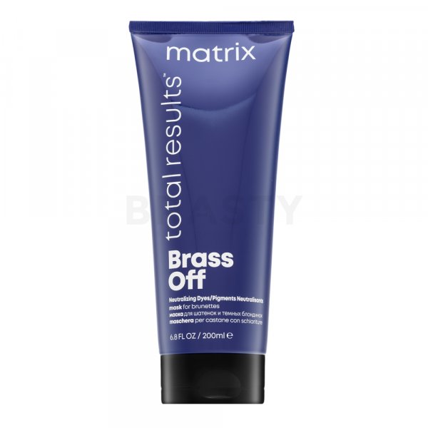 Matrix Total Results Brass Off Pigments Neutralisants Mask maska neutralizująca do włosów farbowanych 200 ml