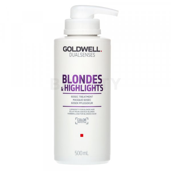 Goldwell Dualsenses Blondes & Highlights 60sec Treatment masker voor blond haar 500 ml