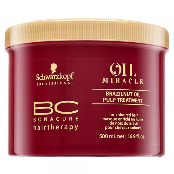Schwarzkopf Professional BC Bonacure Oil Miracle Brazilnut Oil Pulp Treatment maschera per capelli nutriente per rigenerazione, nutrizione e protezione dei capelli 500 ml