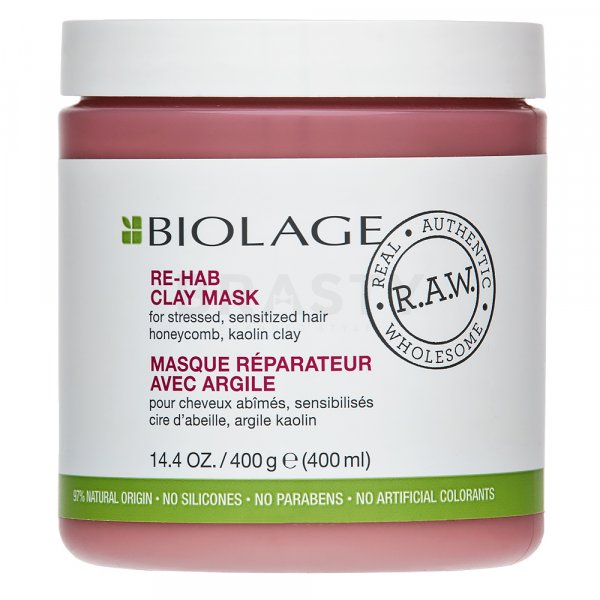 Matrix Biolage R.A.W. Re-Hab Clay Mask maska pro namáhané a zcitlivělé vlasy 400 ml