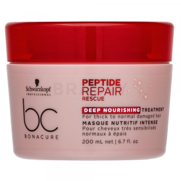 Schwarzkopf Professional BC Bonacure Peptide Repair Rescue Deep Nourishing Treatment Mascarilla Para cabello dañado 200 ml