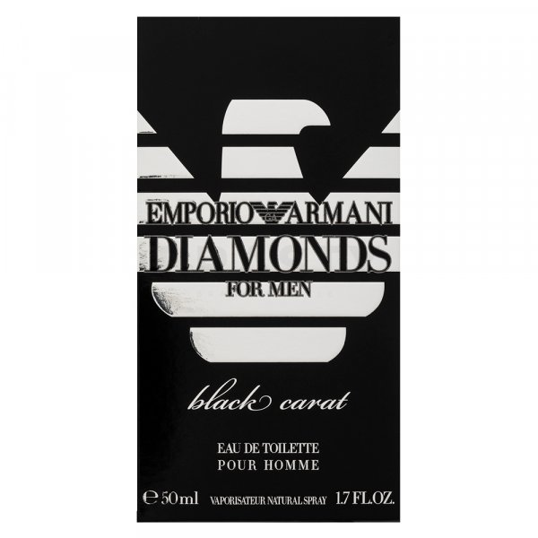Armani (Giorgio Armani) Diamonds Black Carat Eau de Toilette bărbați 50 ml