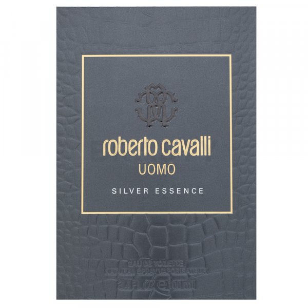 Roberto Cavalli Uomo Silver Essence toaletná voda pre mužov 100 ml