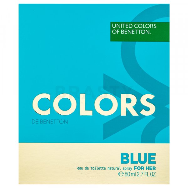 Benetton Colors de Benetton Blue toaletná voda pre ženy 80 ml