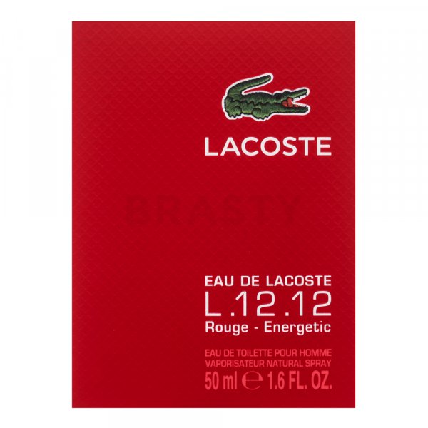 Lacoste Eau de Lacoste L.12.12. Rouge Energetic Eau de Toilette férfiaknak 50 ml