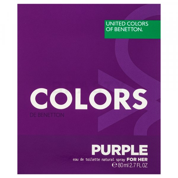 Benetton Colors de Benetton Purple Eau de Toilette femei 80 ml