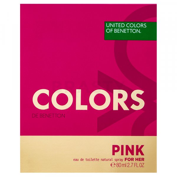 Benetton Colors de Benetton Pink toaletní voda pro ženy 80 ml