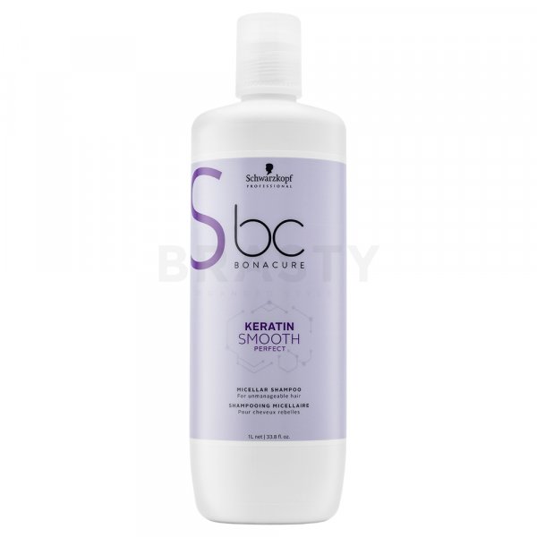 Schwarzkopf Professional BC Bonacure Keratin Smooth Perfect Micellar Shampoo sampon rakoncátlan hajra 1000 ml