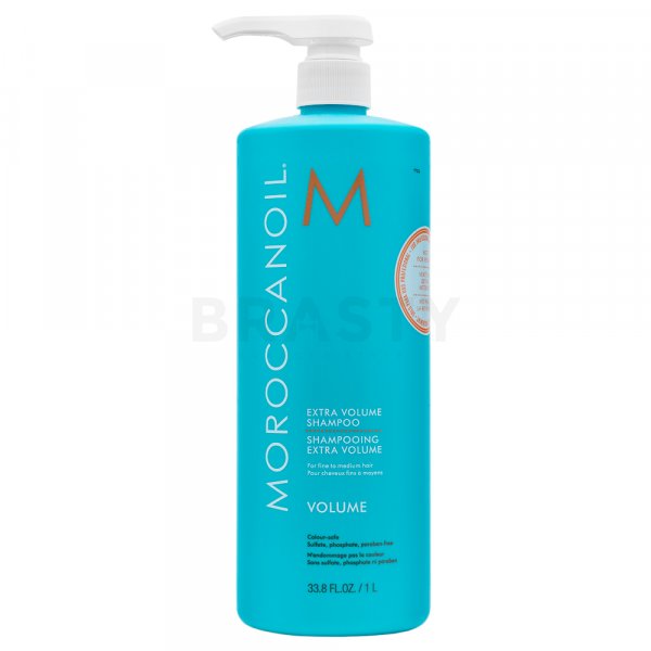 Moroccanoil Volume Extra Volume Shampoo sampon vékony szálú volumen nélküli hajra 1000 ml