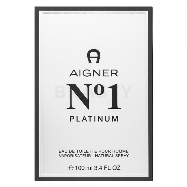 Aigner No.1 Platinum Eau de Toilette férfiaknak 100 ml