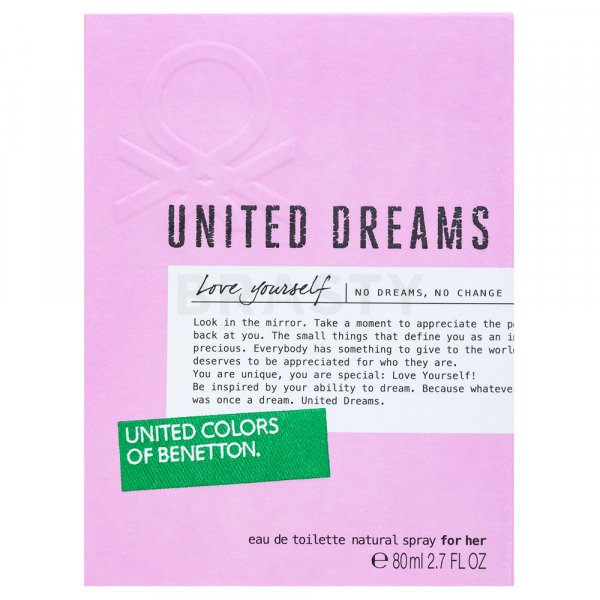 Benetton United Dreams Love Yourself Eau de Toilette for women 80 ml