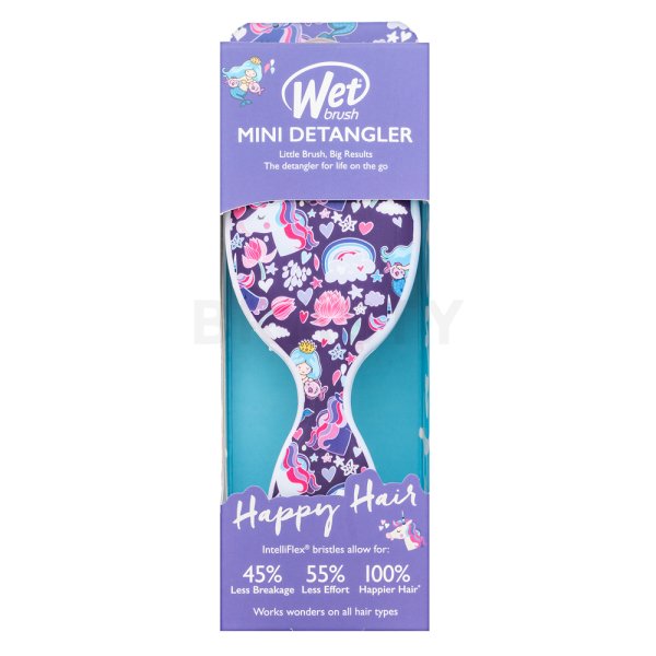 Wet Brush Happy Hair Mini Detangler Mermaids & Unicorn perie de păr pentru copii