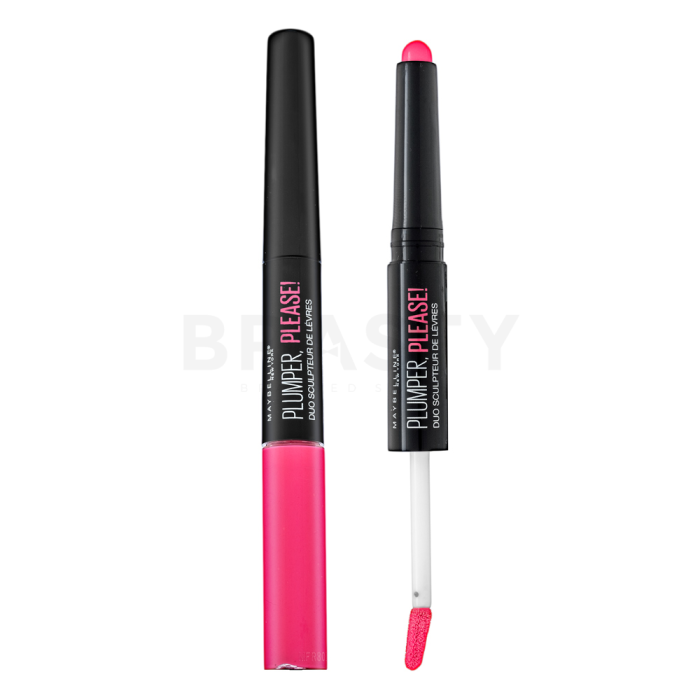 Maybelline Plumper, Please! Shaping Lip Duo dlouhotrvající dvoufázová barva a lesk na rty Cheeky 5 ml