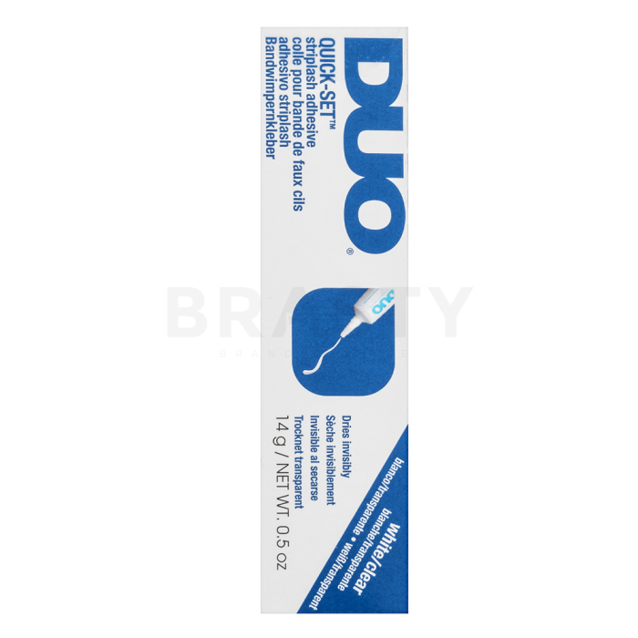 Ardell DUO Quick-Set Striplash Adhesive ljepilo za trepavice White/Clear 14 g