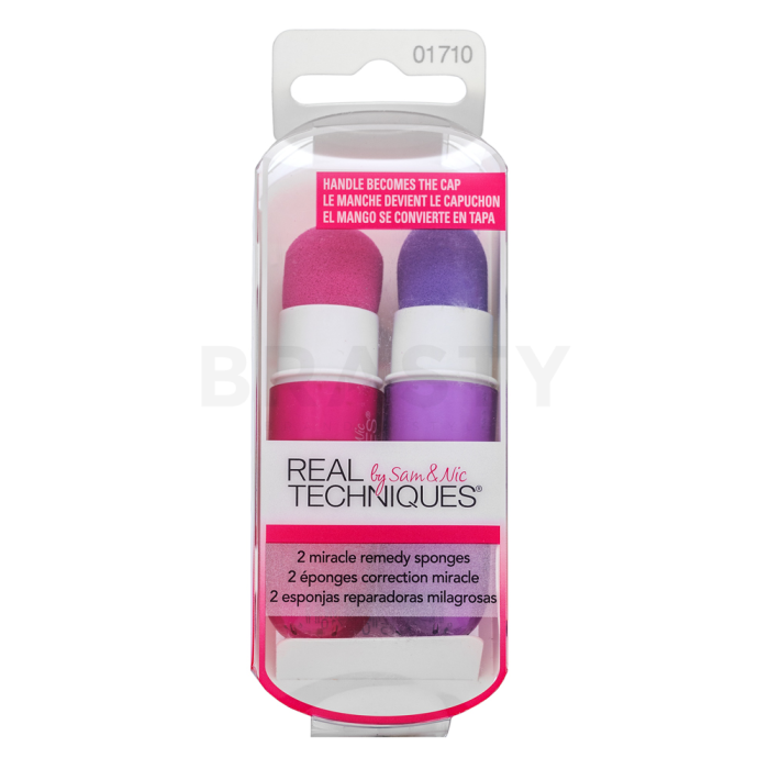 Real Techniques by Sam & Nic 2 Miracle Remedy Sponges houbička na make-up - set