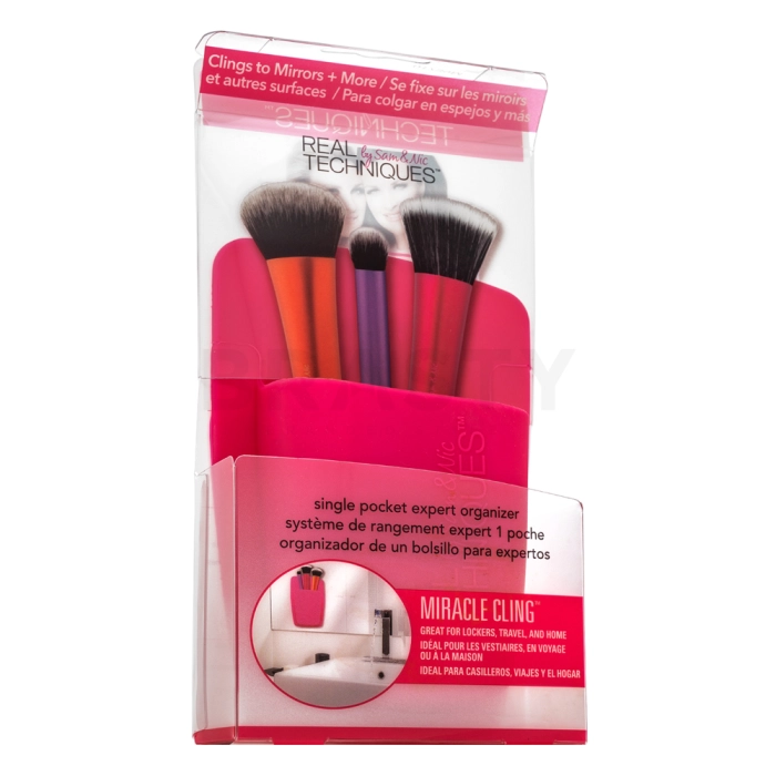 Real Techniques Single Pocket Expert Organizer - Pink standaard voor cosmetische borstels