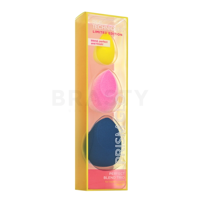 Real Techniques Prism Glo Sponge Set Perfect Blend Trio spužvica za nanošenje šminke