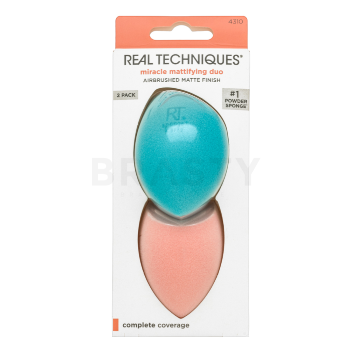 Real Techniques Miracle Mattifying Duo spužvica za nanošenje šminke