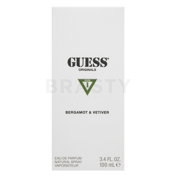 Guess Originals Type 1 Bergamot & Vetiver parfémovaná voda unisex 100 ml