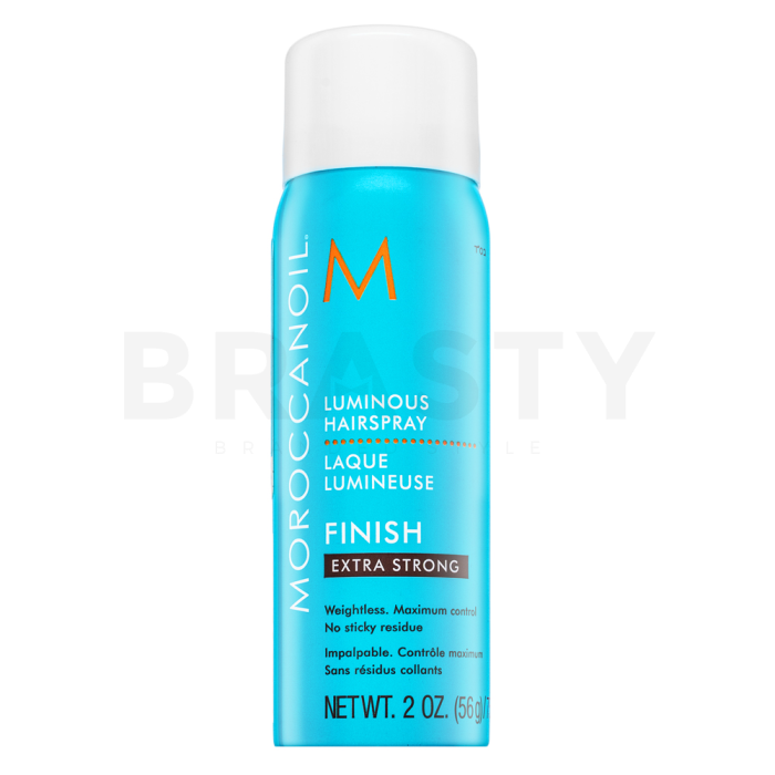 Moroccanoil Finish Luminous Hairspray Extra Strong lakier do włosów z formułą wzmacniającą dla extra silnego utrwalenia 75 ml