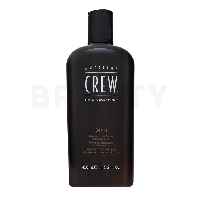 American Crew 3-in-1 sampon, kondicionáló és tusfürdő mindennapi használatra 450 ml