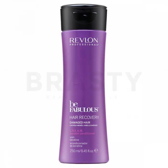 Revlon Professional Be Fabulous Recovery C.R.E.A.M. Keratin Conditioner posilující kondicionér pro poškozené vlasy 250 ml