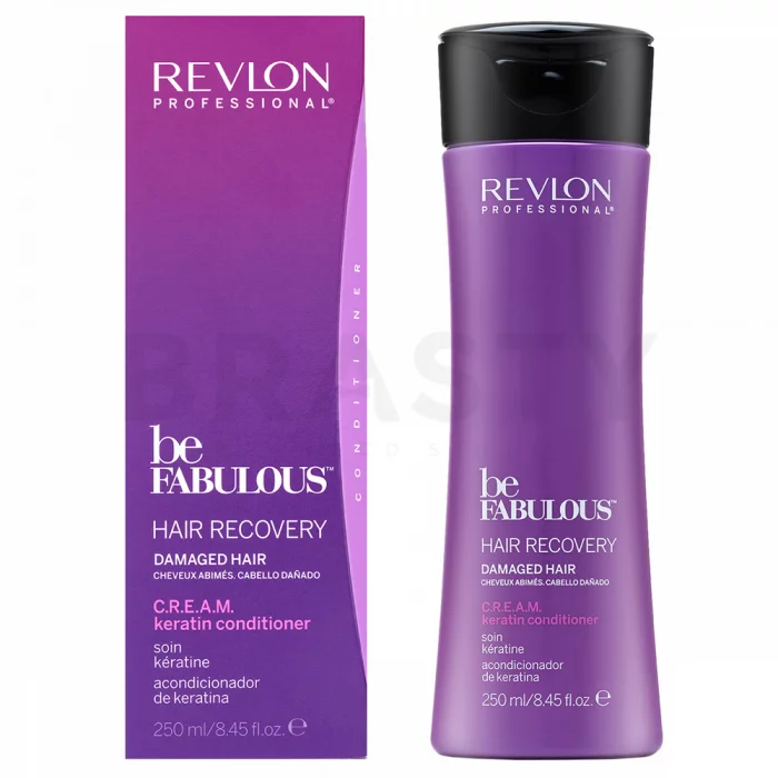 Revlon Professional Be Fabulous Recovery C.R.E.A.M. Keratin Conditioner posilující kondicionér pro poškozené vlasy 250 ml