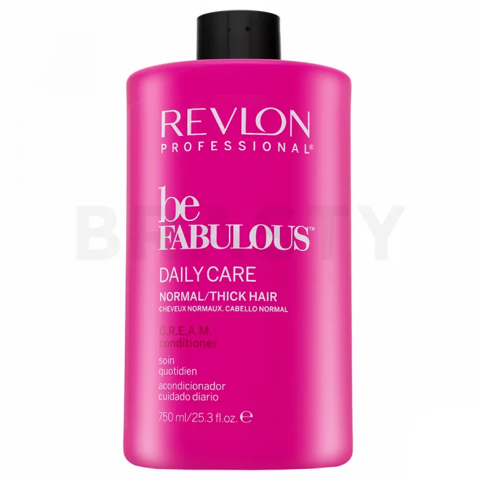 Revlon Professional Be Fabulous Normal/Thick C.R.E.A.M. Conditioner vyživující kondicionér pro hydrataci vlasů 750 ml