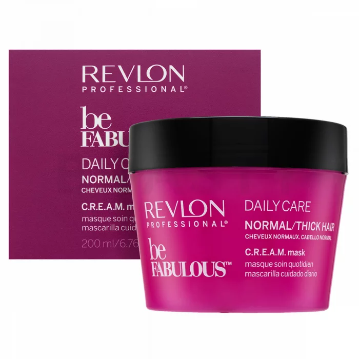 Revlon Professional Be Fabulous Normal/Thick C.R.E.A.M. Mask posilující maska pro normální až husté vlasy 200 ml