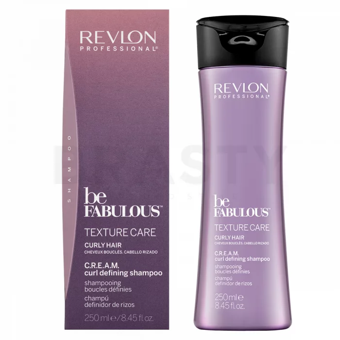Revlon Professional Be Fabulous Texture Care C.R.E.A.M. Curl Defining Shampoo šampon pro vlnité a kudrnaté vlasy 250 ml
