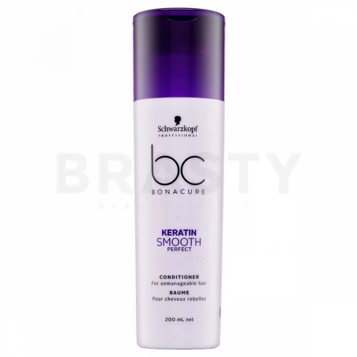 Schwarzkopf Professional BC Bonacure Keratin Smooth Perfect Conditioner kondicionér pro nepoddajné vlasy 200 ml