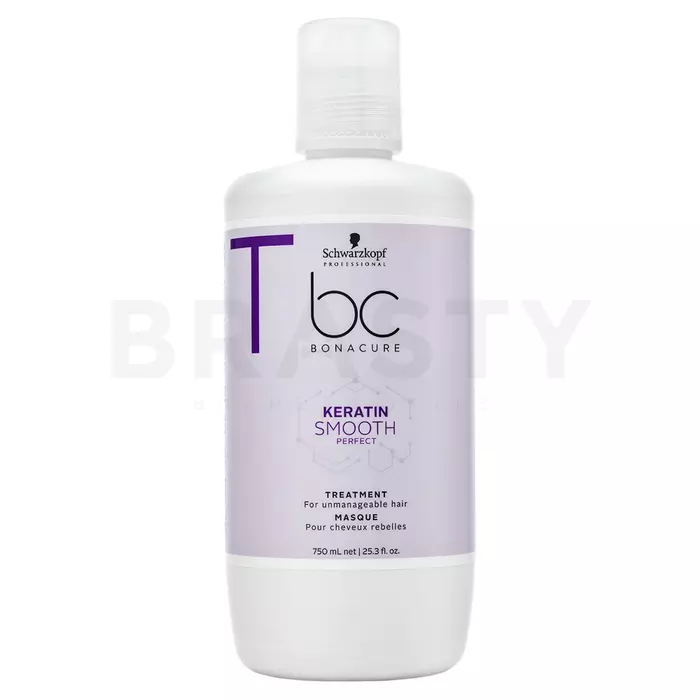 Schwarzkopf Professional BC Bonacure Keratin Smooth Perfect Treatment uhladzujúca mask pre nepoddajné vlasy 750 ml