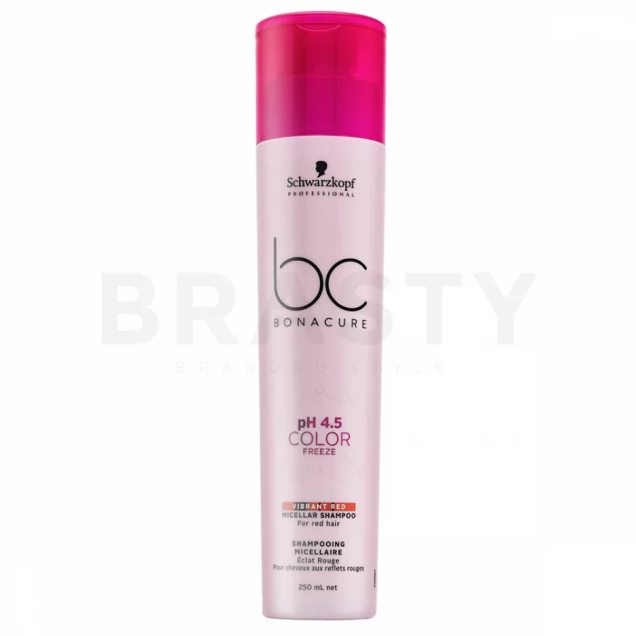 Schwarzkopf Professional BC Bonacure pH 4.5 Color Freeze Vibrant Red Micellar Shampoo šampon pro odvážné červené odstíny 250 ml