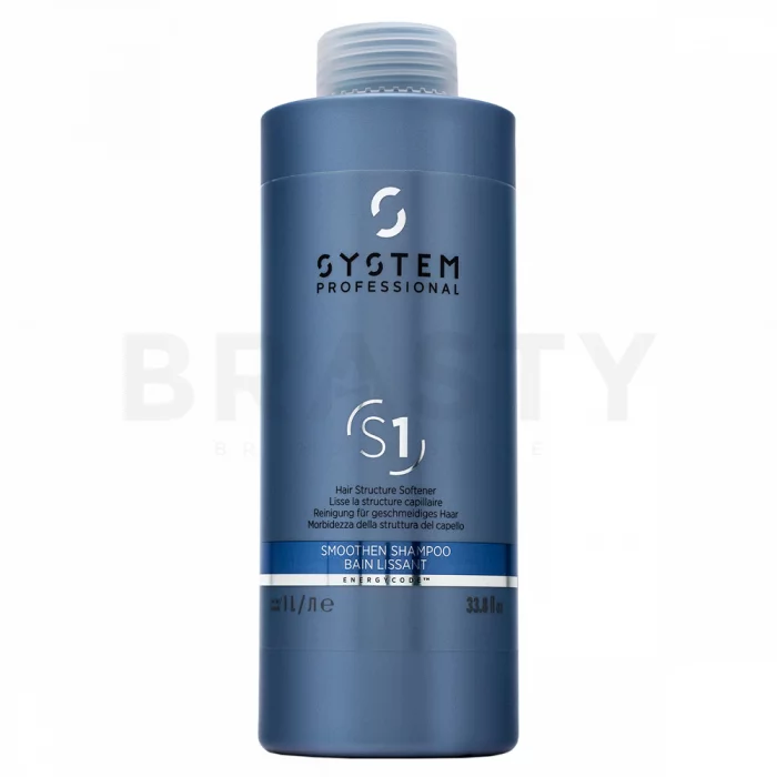 System Professional Smoothen Shampoo uhlazující šampon pro hrubé a nepoddajné vlasy 1000 ml