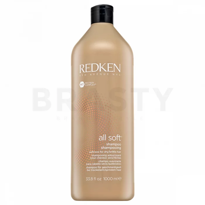 Redken All Soft Shampoo odżywczy szampon do włosów suchych i niesfornych 1000 ml