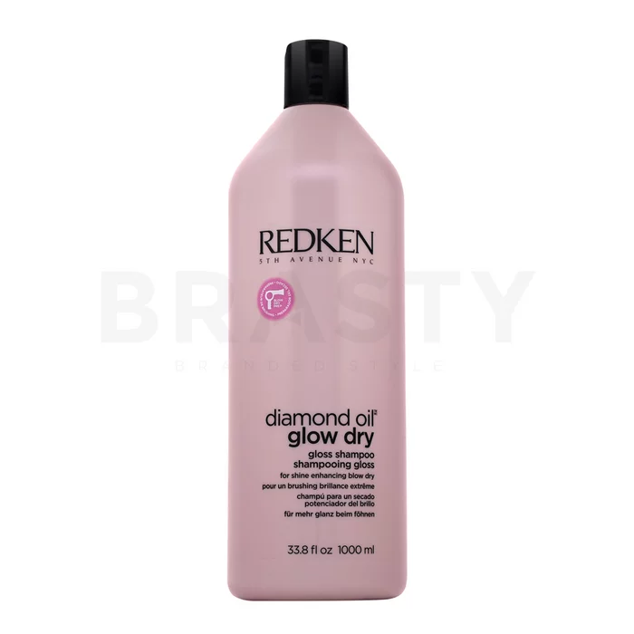Redken Glow Dry Gloss Shampoo vyživující šampon pro zářivý lesk vlasů 1000 ml