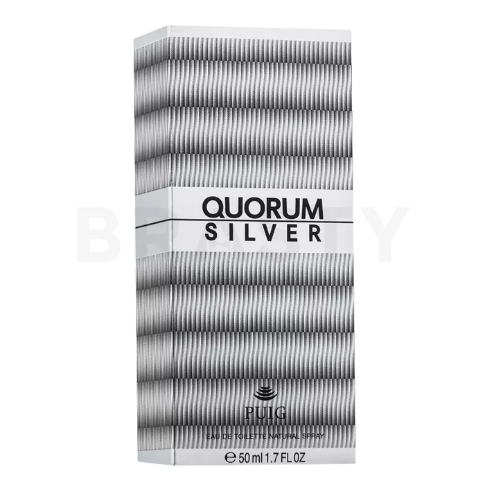 Antonio Puig Quorum Silver Eau de Toilette para hombre 50 ml