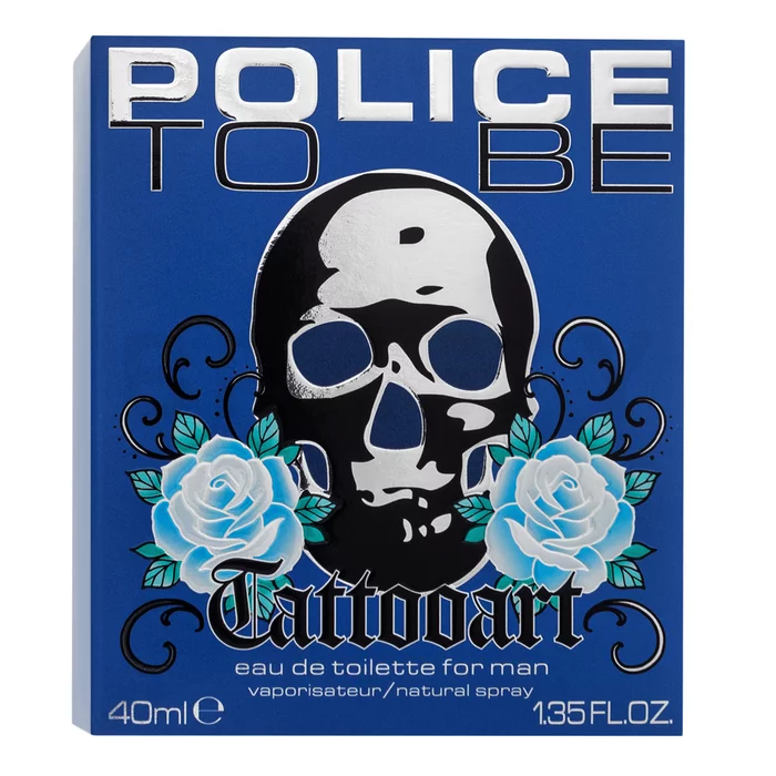 Police To Be Tattooart Eau de Toilette bărbați 40 ml
