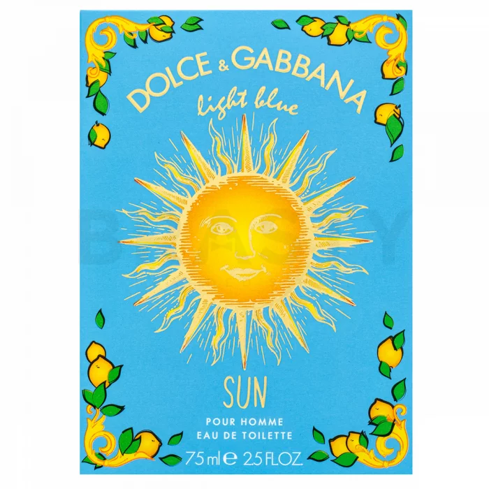 Dolce & Gabbana Light Blue Sun Pour Homme toaletní voda pro muže 75 ml