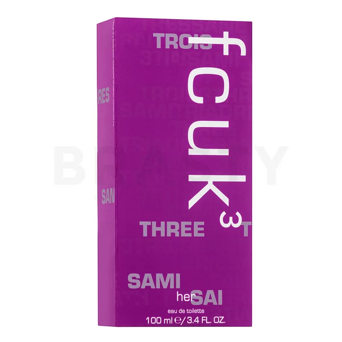 Fcuk Fcuk 3 Her toaletní voda pro ženy 100 ml