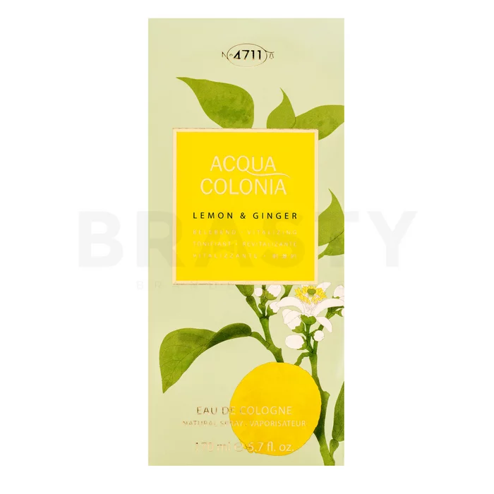 4711 Acqua Colonia Lemon & Ginger Eau de Cologne unisex 170 ml