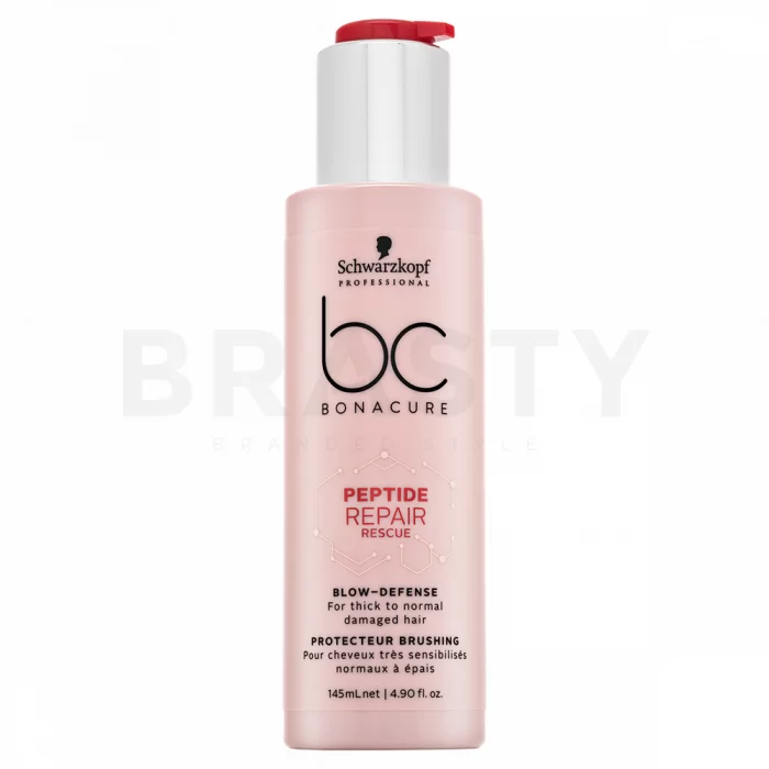 Schwarzkopf Professional BC Bonacure Peptide Repair Rescue Blow Defence posilující krém pro tepelnou úpravu vlasů 145 ml