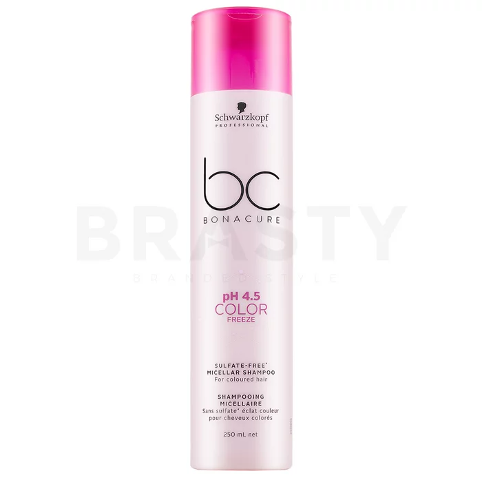 Schwarzkopf Professional BC Bonacure pH 4.5 Color Freeze Sulfate-Free Micellar Shampoo bezsulfátový šampon pro barvené vlasy 250 ml