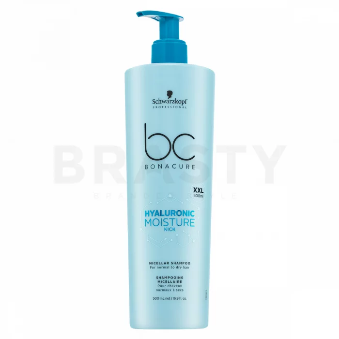 Schwarzkopf Professional BC Bonacure Hyaluronic Moisture Kick Micellar Shampoo čisticí šampon pro normální až suché vlasy 500 ml