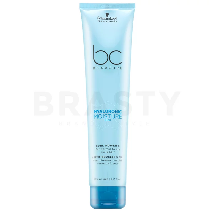 Schwarzkopf Professional BC Bonacure Hyaluronic Moisture Kick Curl Power 5 bezoplachová péče pro vlnité a kudrnaté vlasy 125 ml
