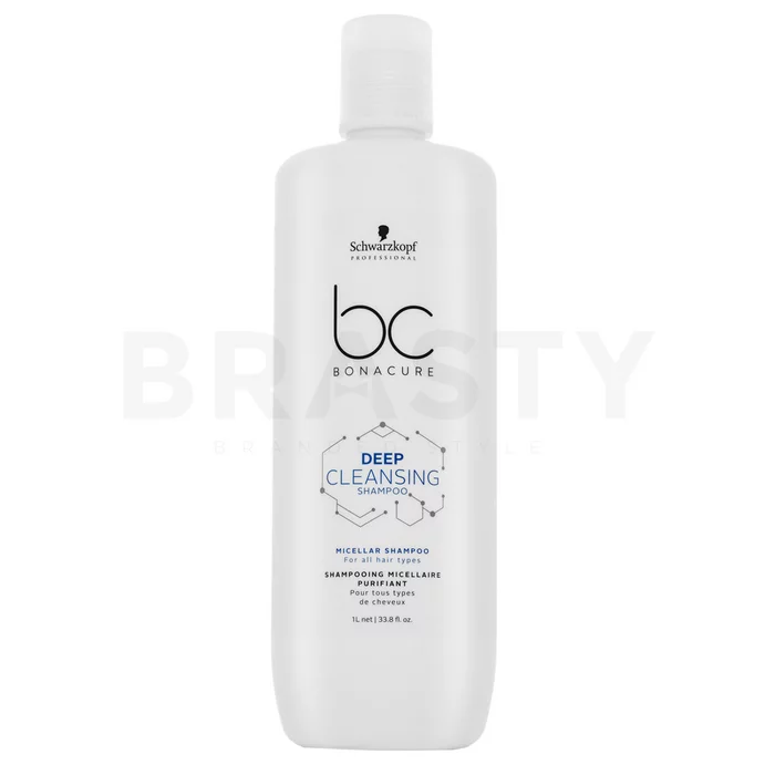 Schwarzkopf Professional BC Bonacure Scalp Genesis Deep Cleansing Micellar Shampoo diepreinigende shampoo voor vette hoofdhuid 1000 ml