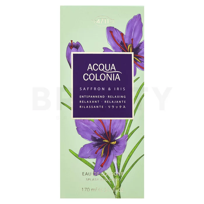 4711 Acqua Colonia Saffron & Iris kolínská voda unisex 170 ml