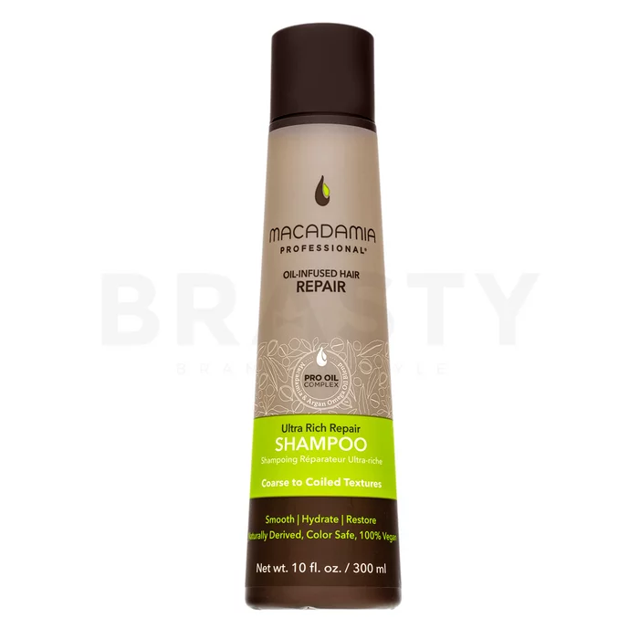 Macadamia Professional Ultra Rich Repair Shampoo odżywczy szampon do włosów zniszczonych 300 ml