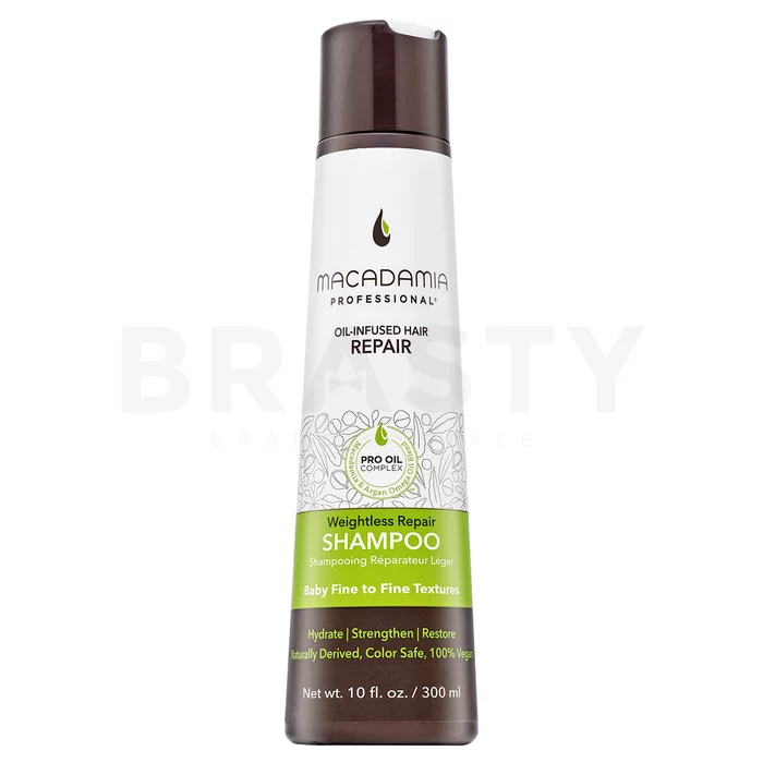 Macadamia Professional Weightless Repair Shampoo Voedende Shampoo voor haarvolume 300 ml